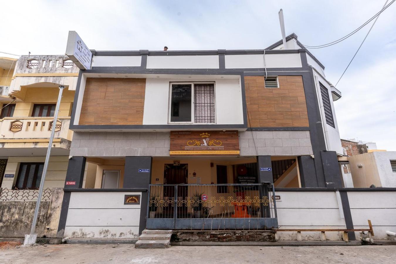 La Villa Pondi Cherie Centertownbeachauroville Пондичери Екстериор снимка